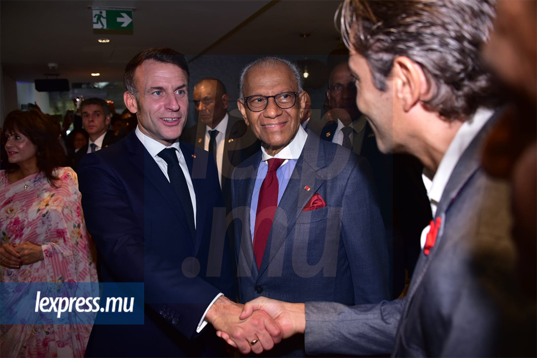 Talenteum échange avec le Président Emmanuel Macron lors de sa visite à Maurice