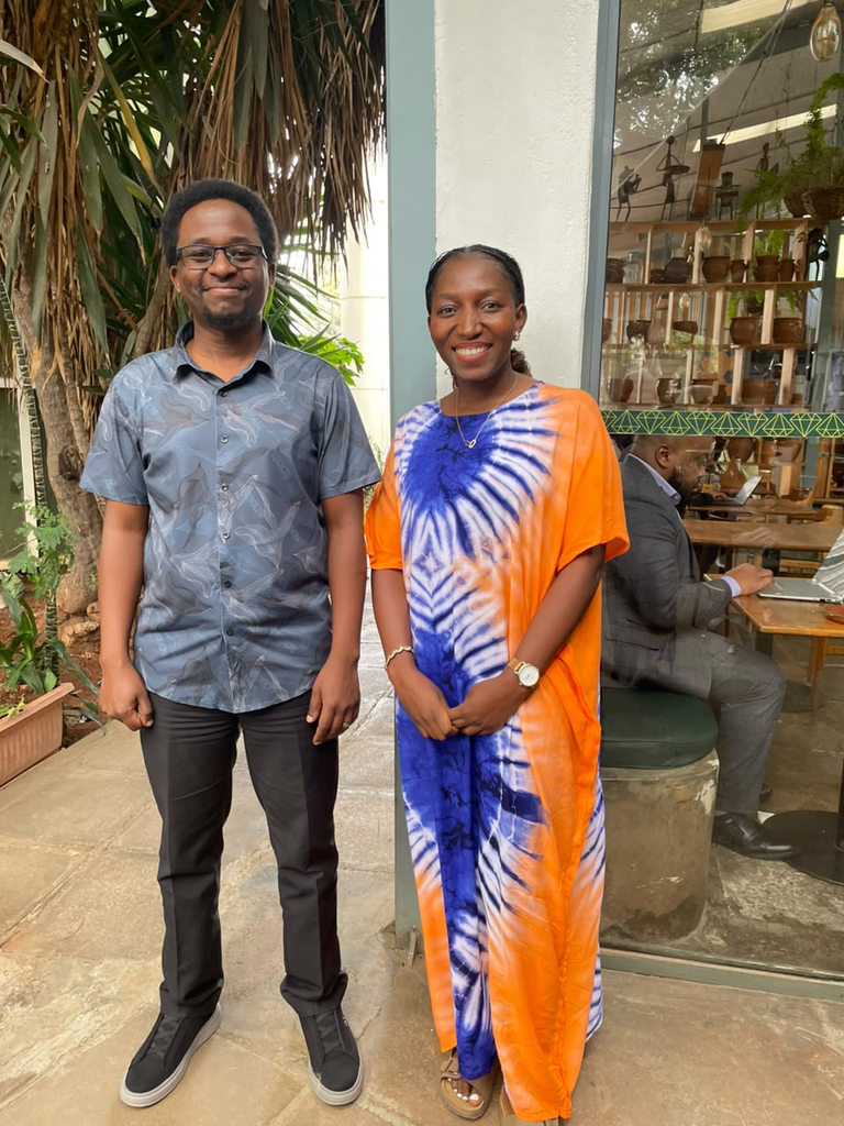 Kelvin Kimutai, Program Manager Talenteum and Angella The Associate Director for Baobab